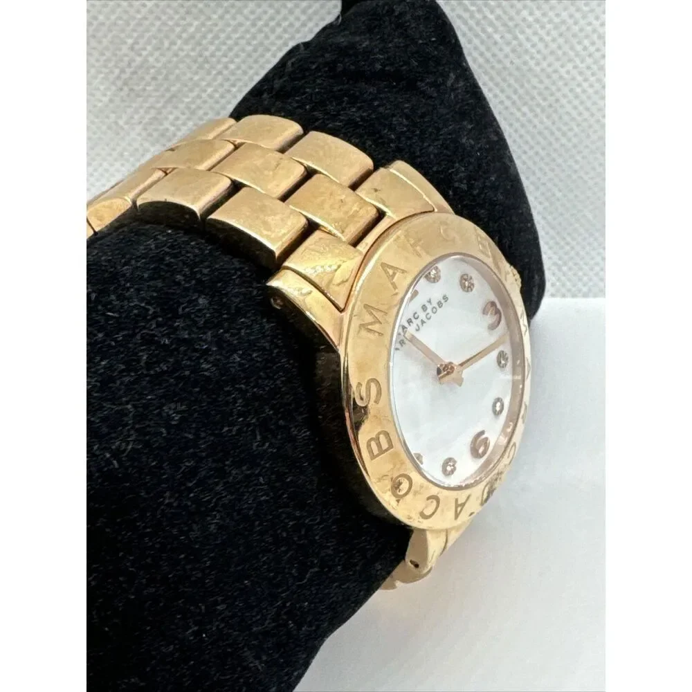 Marc Jacobs MBM3077 Women's Gold Stainless Steel Analog Dial Quartz Watch JNA531